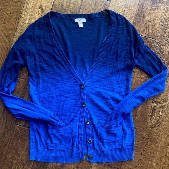 Arizona Jean Company Other - Blue Ombré Cardigan sweater | Large (Juniors/Girls) 100% cotton